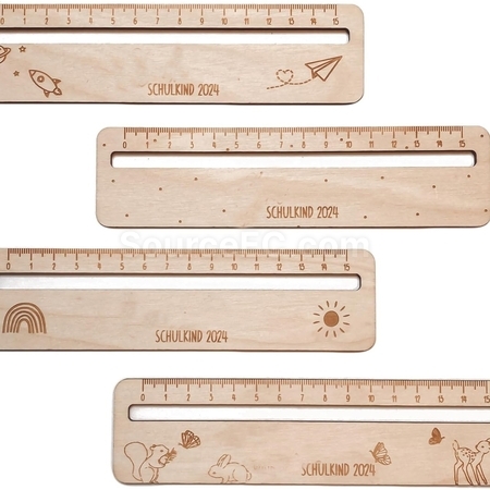 Customization Reading Wooden Ruler Promotional Products