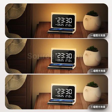 Customization Multi-function Digital Perpetual Calendar with Wireless Charger Promotional Products