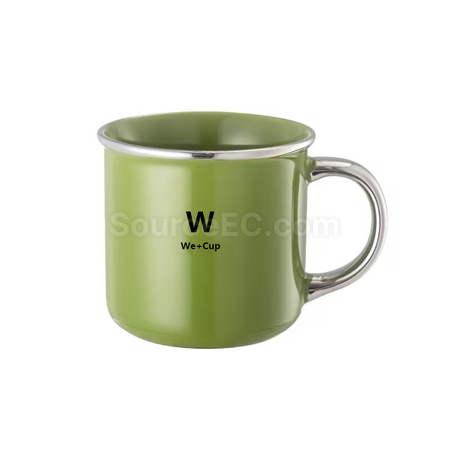 Customization Ceramic Cup with enamel design Promotional Products