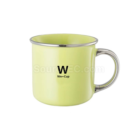 Customization Ceramic Cup with enamel design Promotional Products