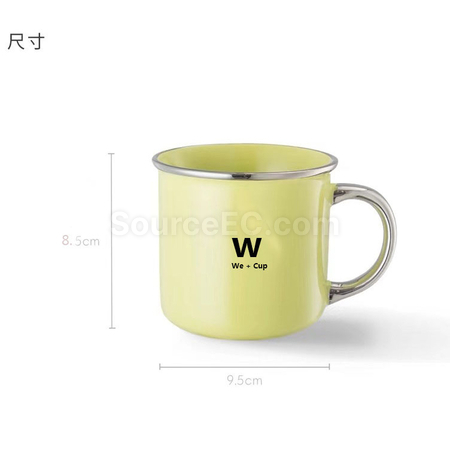 Customization Ceramic Cup with enamel design Promotional Products