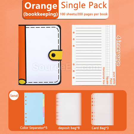 Customization 2D Cartoon Cute Notebook Promotional Products