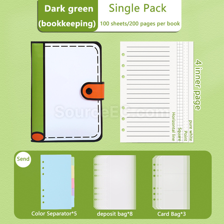 Customization 2D Cartoon Cute Notebook Promotional Products