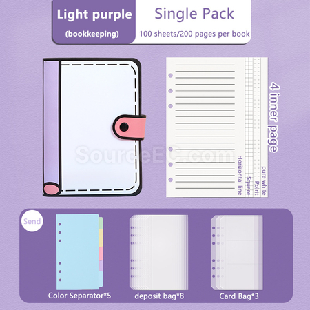Customization 2D Cartoon Cute Notebook Promotional Products