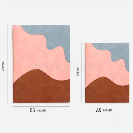Customization Soft PU  Notebook Stationery Set Promotional Products