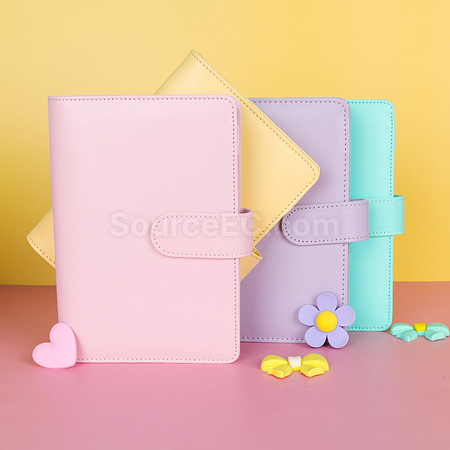 Customization A6 Macaron Folder Notebook Cash Saving Notebook Promotional Products