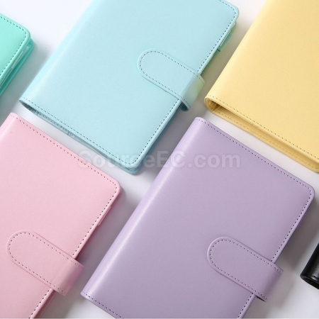 Customization A6 Macaron Folder Notebook Cash Saving Notebook Promotional Products