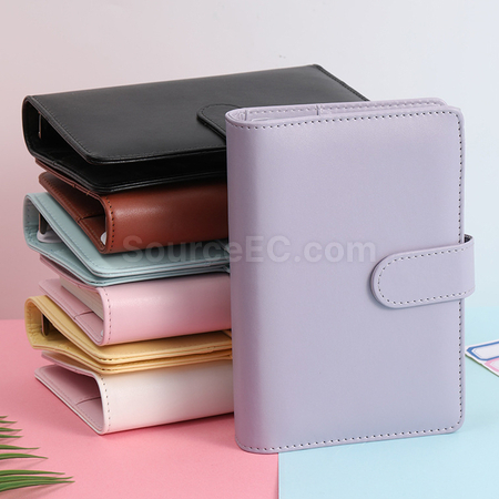 Customization A6 Macaron Folder Notebook Cash Saving Notebook Promotional Products