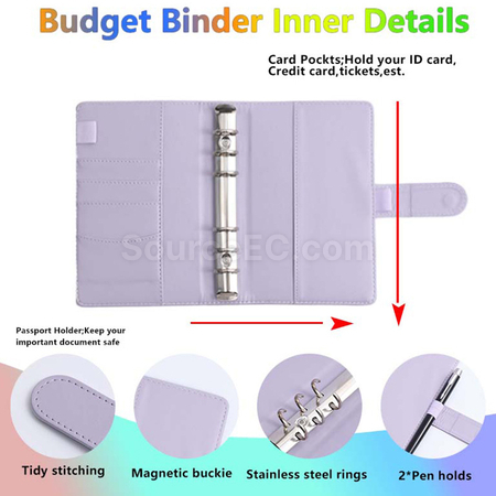 Customization A6 Macaron Folder Notebook Cash Saving Notebook Promotional Products