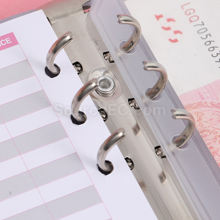Customization A6 Macaron Folder Notebook Cash Saving Notebook Promotional Products