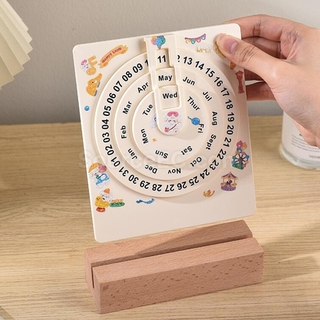 Customization Simple Turntable Perpetual Calendar Promotional Products