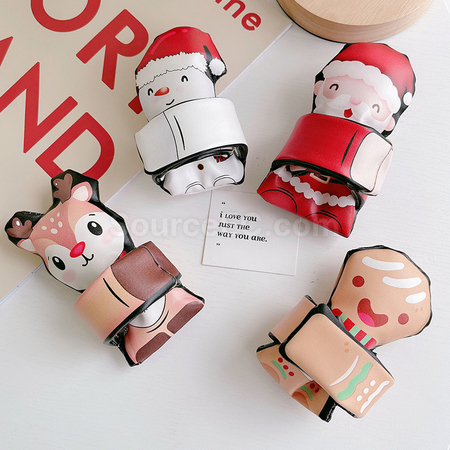 Customization Cute Cartoon Three-Dimensional Christmas Snap Bracelet Promotional Products