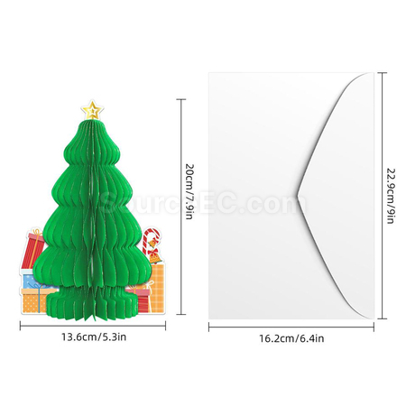 Customization Paper Honeycomb Greeting Card Promotional Products