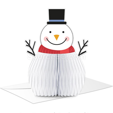 Customization Paper Honeycomb Greeting Card Promotional Products