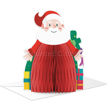 Customization Paper Honeycomb Greeting Card Promotional Products