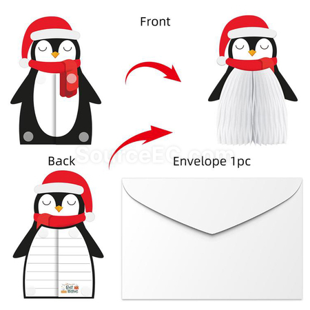 Customization Paper Honeycomb Greeting Card Promotional Products