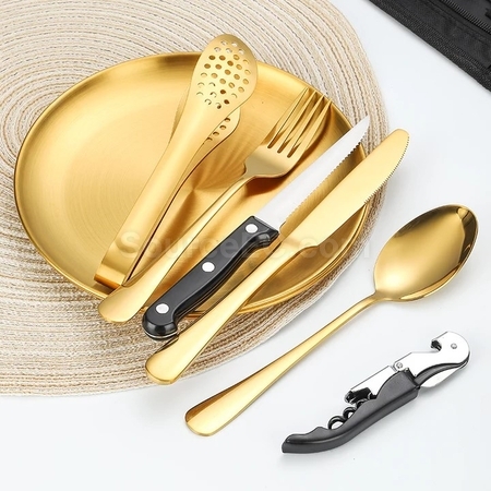 Customization Outdoor Travel Camping  Tableware  Set Promotional Products