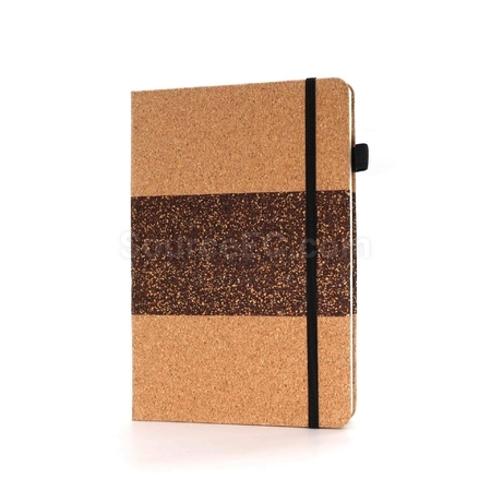 Customization Coffee grounds cork environmentally friendly notebook set Promotional Products