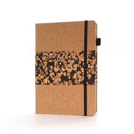 Customization Coffee grounds cork environmentally friendly notebook set Promotional Products