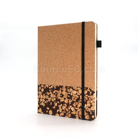 Customization Coffee grounds cork environmentally friendly notebook set Promotional Products