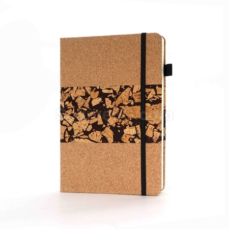 Customization Coffee grounds cork environmentally friendly notebook set Promotional Products