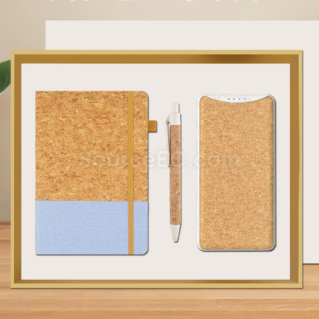 Customization Creative and environmentally friendly cork wheat straw business suit Promotional Products