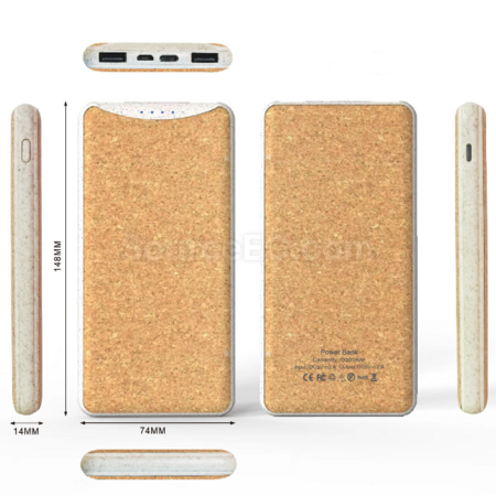 Customization Creative and environmentally friendly cork wheat straw business suit Promotional Products