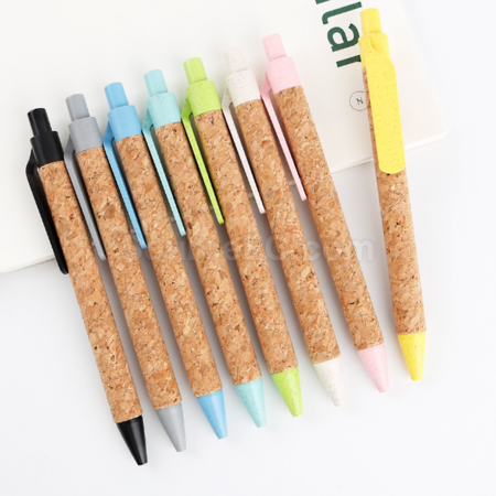 Customization Creative and environmentally friendly cork wheat straw business suit Promotional Products