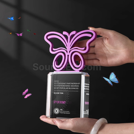 Customization Butterfly Trophy Promotional Products