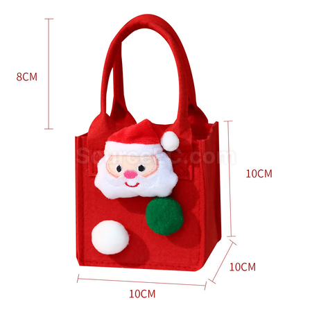 Customization Cartoon Christmas Felt Bag Promotional Products