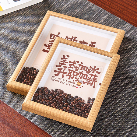 Customization Creative Coffee Beans Photo Frame Promotional Products