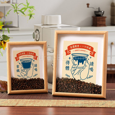 Customization Creative Coffee Beans Photo Frame Promotional Products