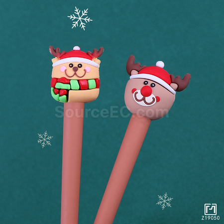 Customization Cartoon Christmas Pen Promotional Products