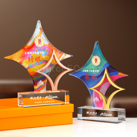 Customization Colored Diamond Crystal Award Promotional Products