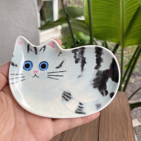 Customization Cat soy sauce dish Promotional Products