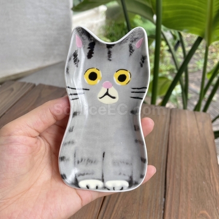 Customization Cat soy sauce dish Promotional Products