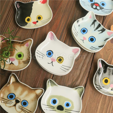 Customization Cat soy sauce dish Promotional Products