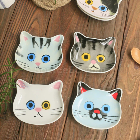 Customization Cat soy sauce dish Promotional Products