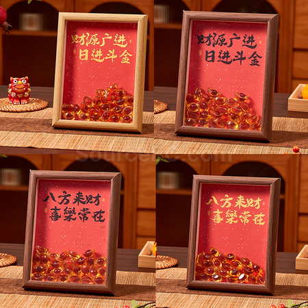 Customization Creative Colored Glaze Ingot Photo Frame Promotional Products