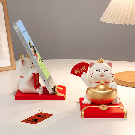 Customization Lucky Cat Mobile Phone Holder Promotional Products