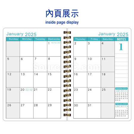 Customization Daily Planner Notebook Promotional Products