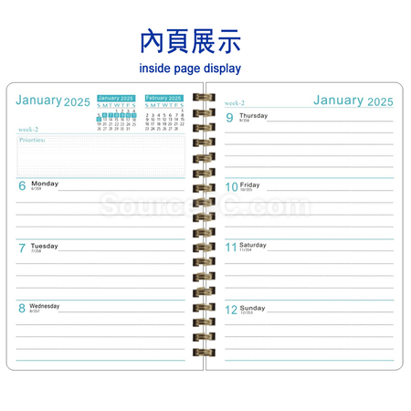 Customization Daily Planner Notebook Promotional Products