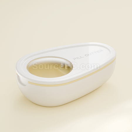 Customization  Pill Box with Pill Cutter Promotional Products