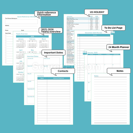 Customization PU Daily Planner Notebook Promotional Products
