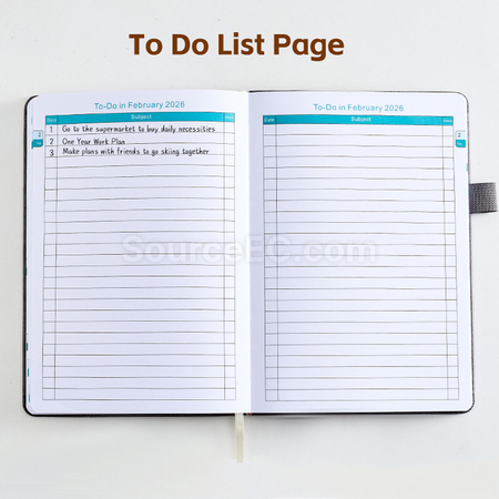 Customization PU Daily Planner Notebook Promotional Products
