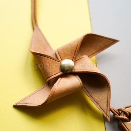Customization Customized Leather Blessing Windmill Promotional Products