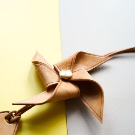 Customization Customized Leather Blessing Windmill Promotional Products