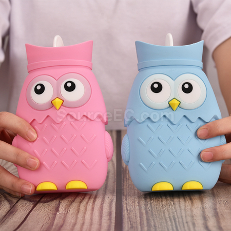 Customization Customized-shape Owl Sillicon Hot Water Bag Promotional Products