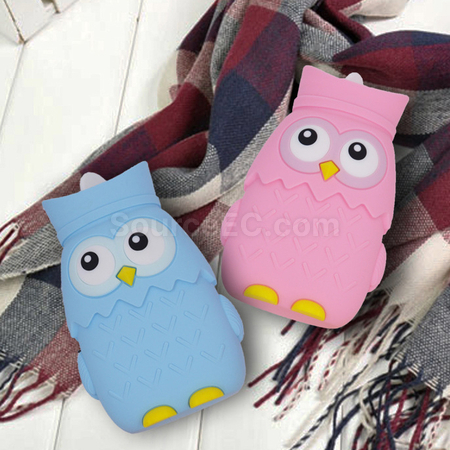 Customization Customized-shape Owl Sillicon Hot Water Bag Promotional Products