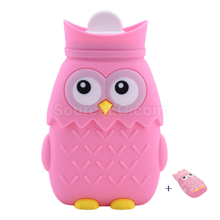 Customization Customized-shape Owl Sillicon Hot Water Bag Promotional Products